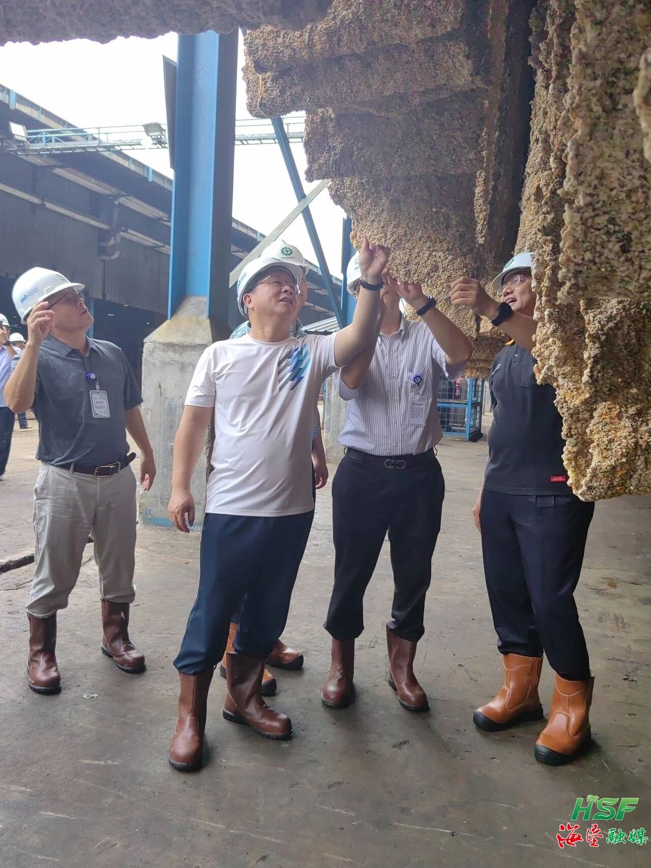 包洪文一行調(diào)研合盛農(nóng)業(yè)SGO加工廠。